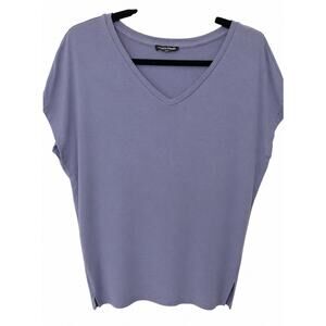 Eileen Fisher V-Neck Boxy Top - Size XL - Periwinkle Blue